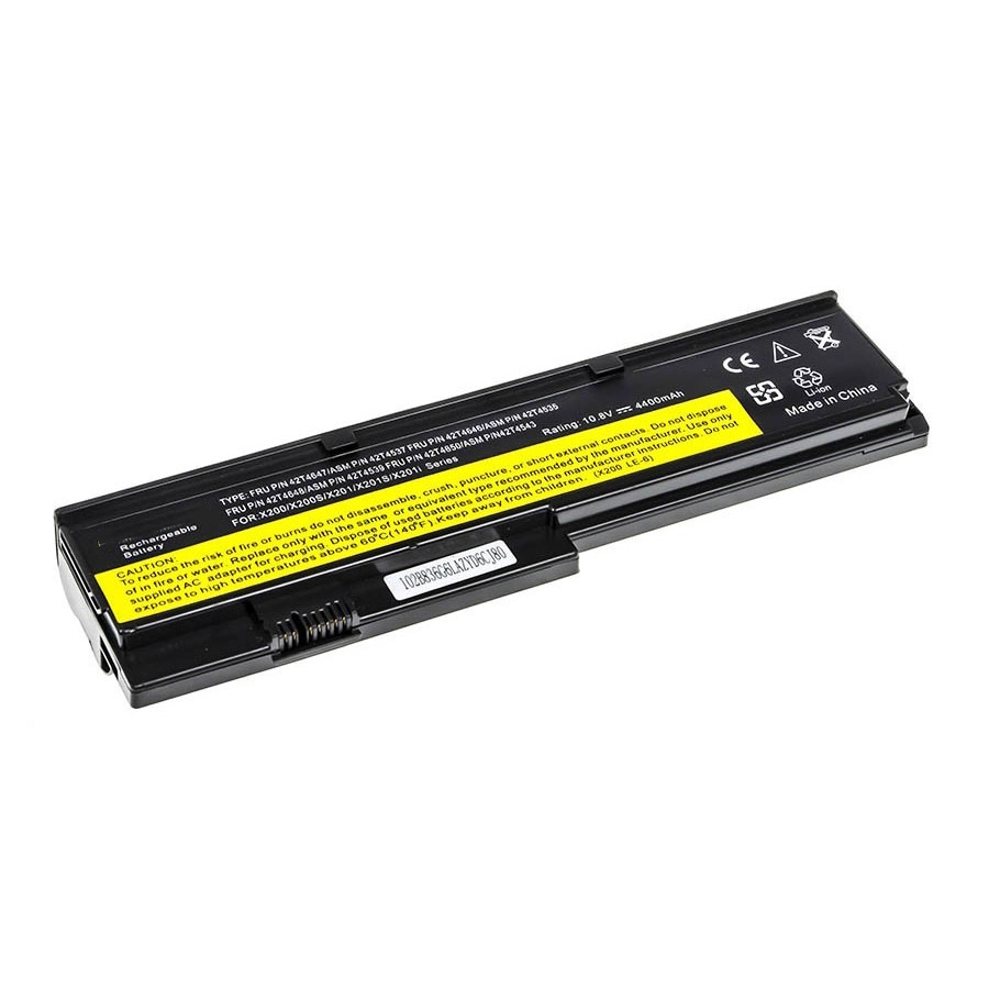 Neue 6-Zellen-Laptop-Batterie für IBM ThinkPad X200 x200S x201 x201S x201i Serie 42T4534 42T4535
