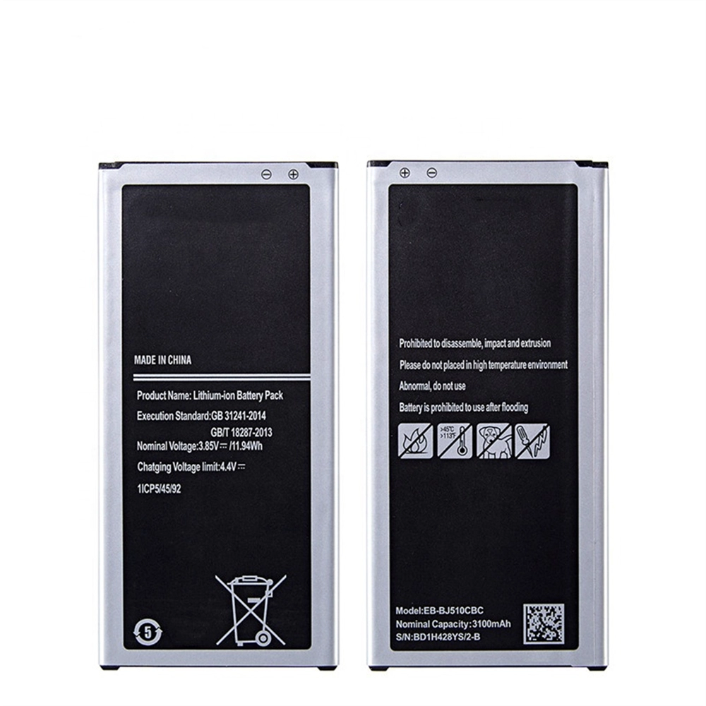 새로운 타자 3100mah 3.85V EB-BJ510CBC 배터리 Samsung Galaxy J5 2016 J510 J510FN 전화 배터리