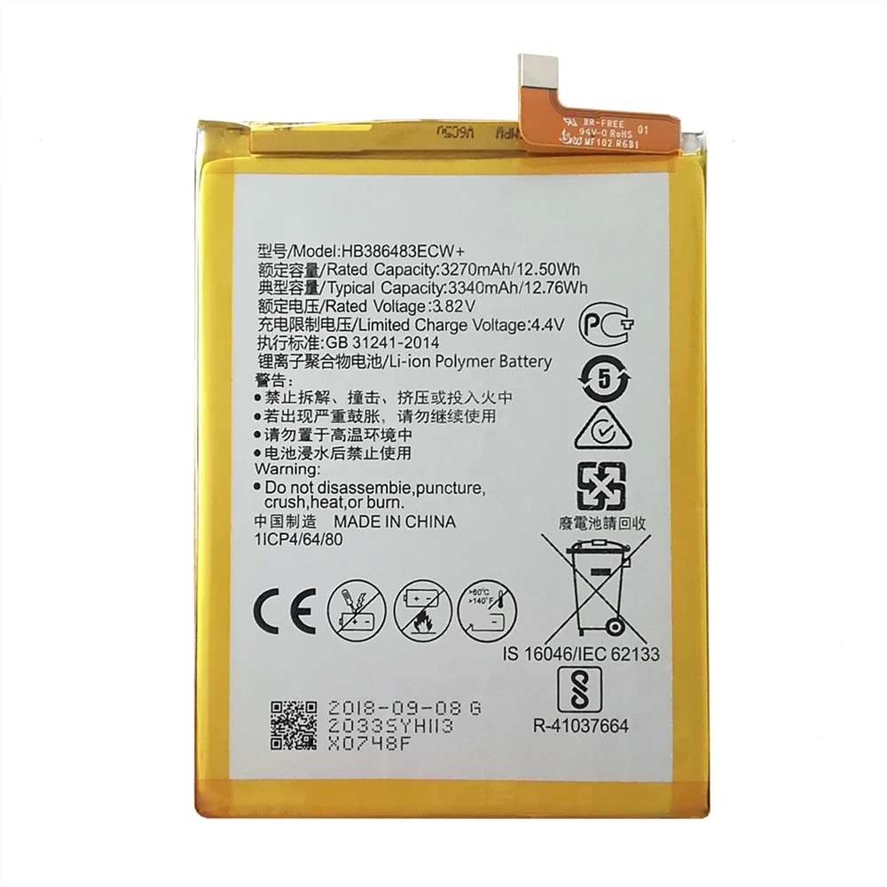 New Hb386483Ecw 3340Mah Battery For Huawei Honor 6X Cell Phone Battery