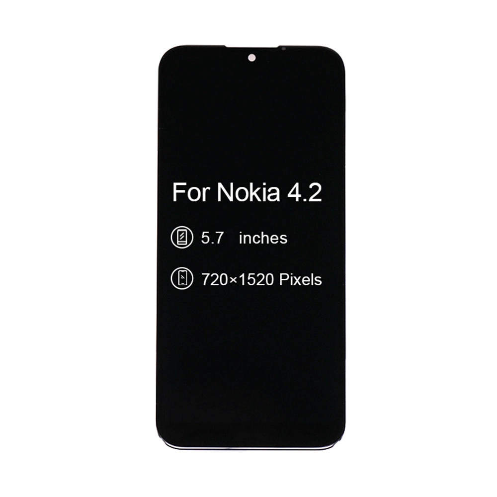 Nuevo reemplazo de LCD para Nokia 4.2 Pantalla con pantalla táctil Digitalizador de teléfono móvil.