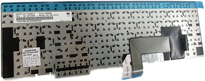 Novo Teclado para laptop para IBM Lenovo E531 W540 W541 W550 W550S T540 T540P T550 Series Fit P / N 0C45254 04Y2465 Black US Layout