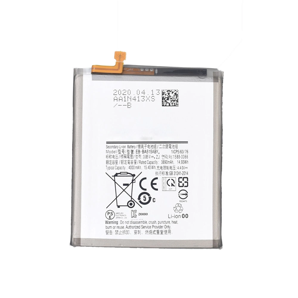 New Mobile Phone Battery Eb-Ba515Aby For Samsung Galaxy A5 A51 A515 A5100 2016 Battery