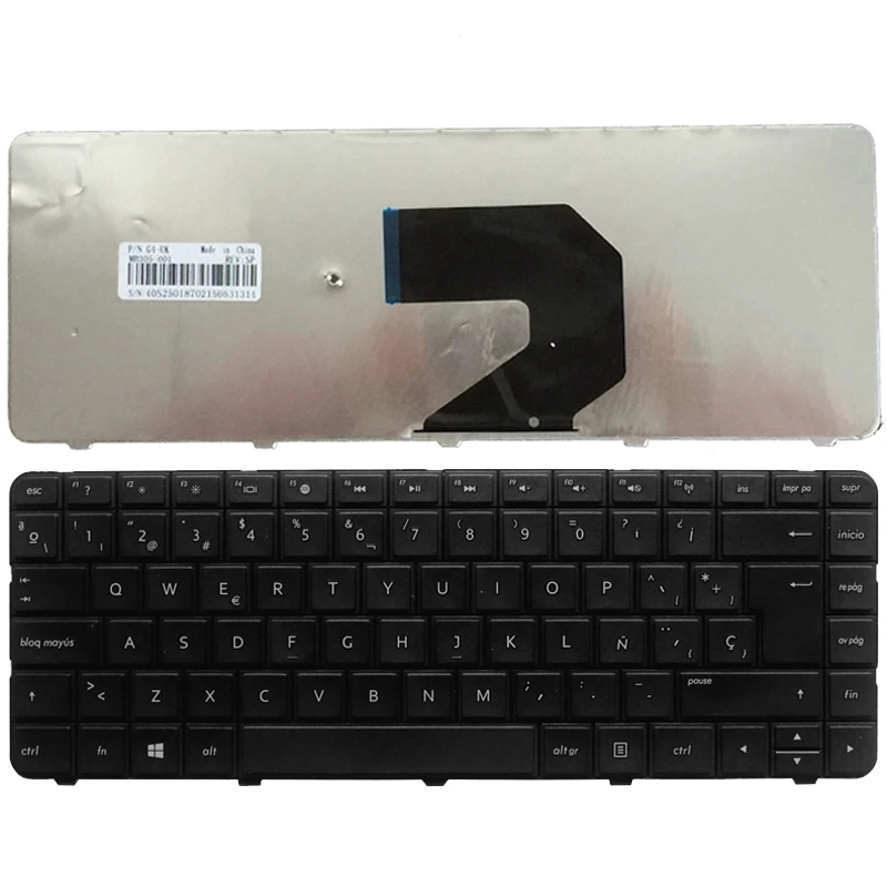 New SP Teclado do laptop para HP Pavilion G43 G43 G4-1000 G6 G6S G6T G6X G6-1000 CQ43 CQ43-100 CQ57 G57 430 630 Preto Espanhol