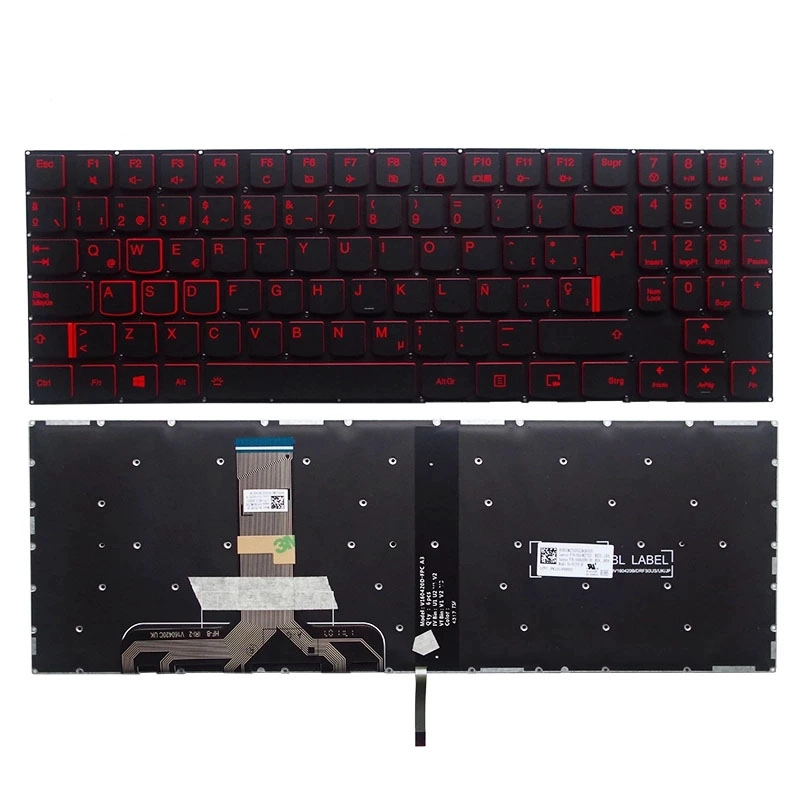 New Spanish Latin Keyboard for Lenovo Legion Y520 Y520-15IKB Y720 Y720-15IKB R720 R720-15IKB 15 15IKB 9Z.NDKBN.D01 LA Backlit