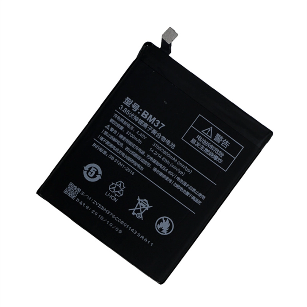 Fabrika Fiyat Toptan 3700 mAh BM37 Xiaomi Mi 5'ler için Cep Telefonu Pil