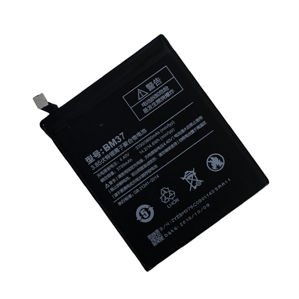 Fabrika Fiyat Toptan 3700 mAh BM37 Xiaomi Mi 5'ler için Cep Telefonu Pil