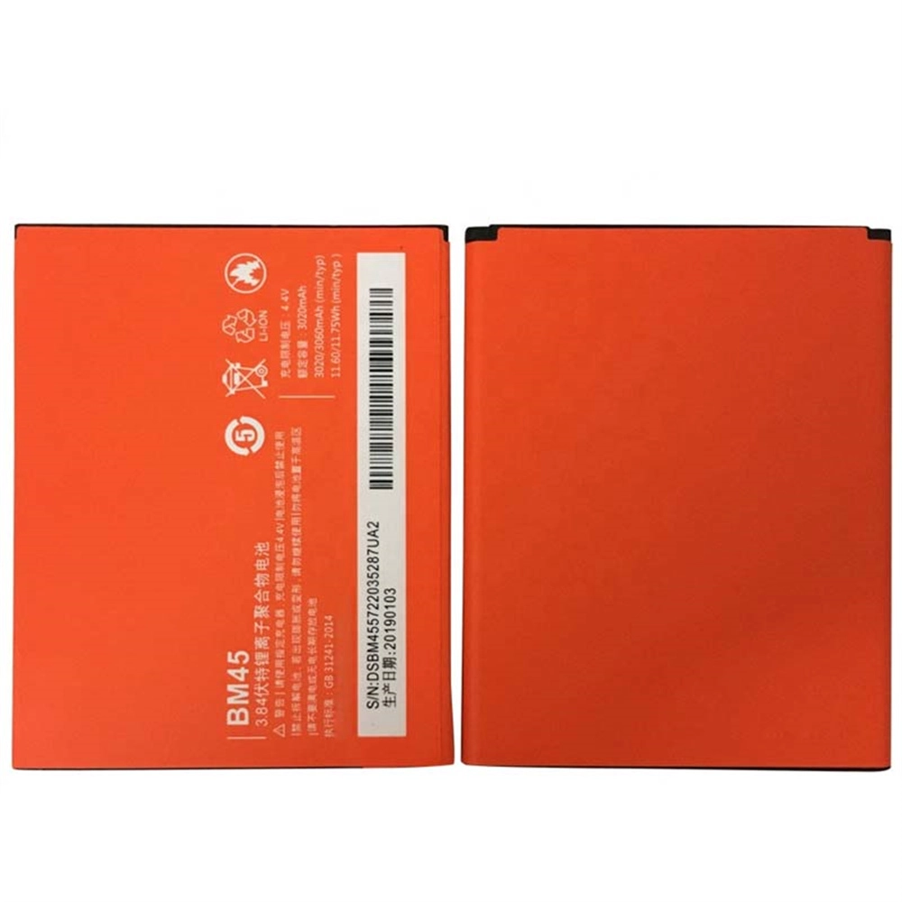 Redmiのための新しい卸売工場価格3020mah BM45携帯電話電池注2