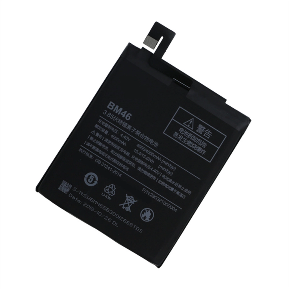 جديد الجملة سعر المصنع 4050mAh BM46 بطارية الهاتف المحمول ل xiaomi redmi ملاحظة 3