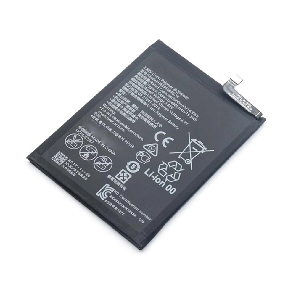 Huawei Y9 Prime 2019 4000mAh HB396689ECW 리튬 이온 배터리 교체 용 전화 배터리