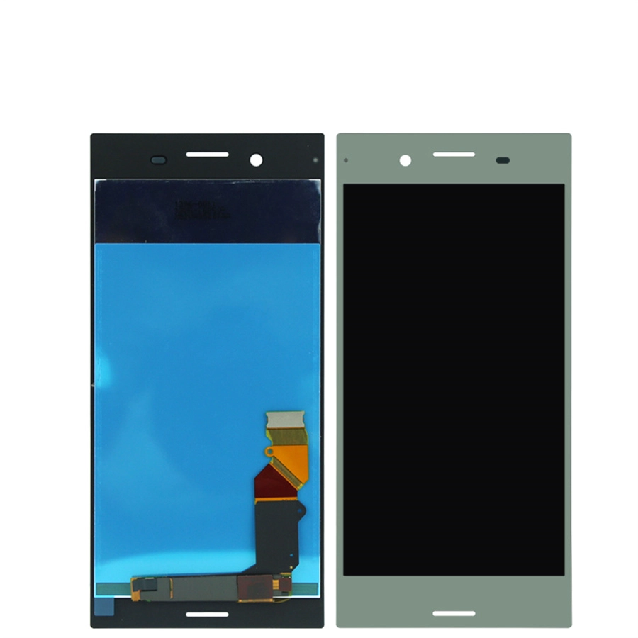 Telefon LCD Dokunmatik Ekran Digitizer Meclisi Sony Xperia XZ Premium G8142 G814 LCD Yeşil