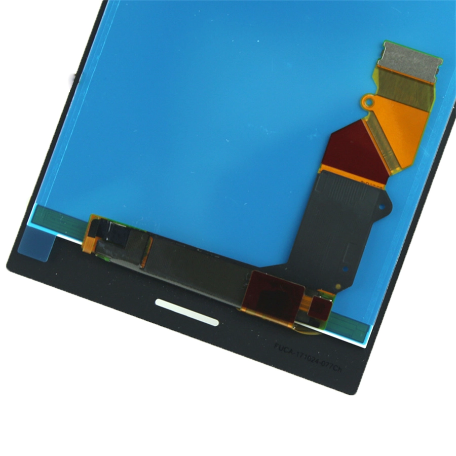 Telefon LCD Dokunmatik Ekran Digitizer Meclisi Sony Xperia XZ Premium G8142 G814 LCD Yeşil