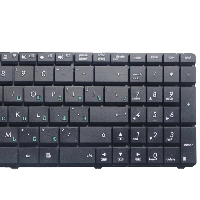 Ru preto novo para asus g72 x53 x54h k53 a53 a52j k52n g51v g53 n61 n50 n51 n60 u50 k55d g60 f50s u53 teclado laptop russo
