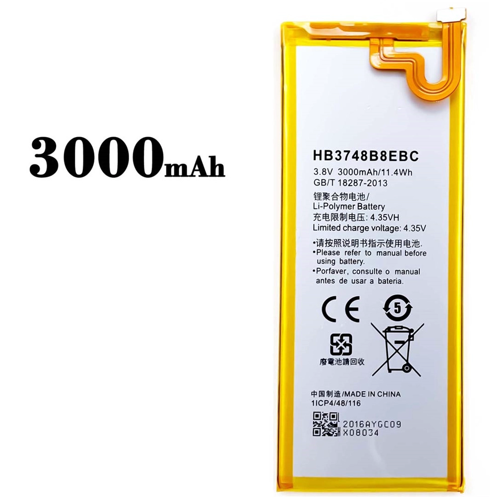 Substituição para a tela da Huawei Ascend G7 Bateria 3000mAH HB3748B8EBC