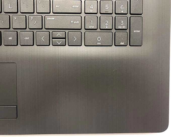 Ersatz für HP Pavilion17by 17-by 17ca 17-ca 17Q-CS-Laptop-Großbuchstaben Palmrest-Touchpad mit Tastatur-Montage-Teil L22750-001 6070B1308103 grau