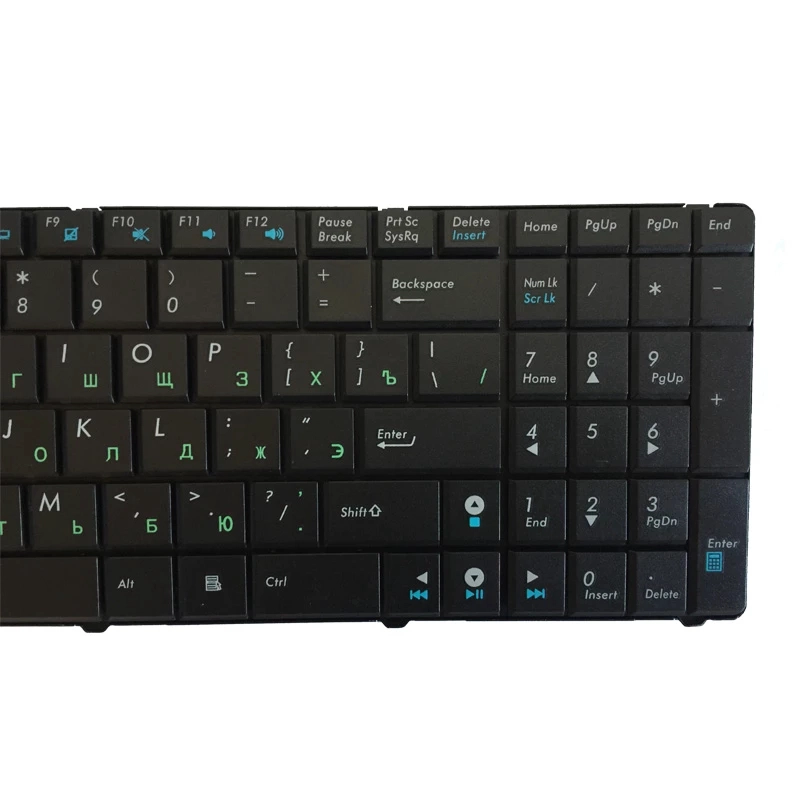 Russian laptop keyboard FOR ASUS K50I K50C K50AB K50AD K50AF K50IN P50 P50IJ RU black