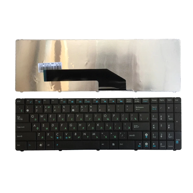Russian laptop keyboard FOR ASUS K50I K50C K50AB K50AD K50AF K50IN P50 P50IJ RU black