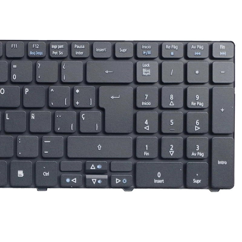 Teclado de laptop espanhol para Acer para Aspire 5810T 5820 5750G 5750 5536TG 7741ZG 7741G 5350 Black SP Teclado Teclado Novo