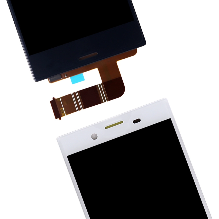 شاشة تعمل باللمس لسوني اريكسون x عرض مضغوط LCD 4.7 "الأبيض الهاتف المحمول الجمعية محول الأرقام