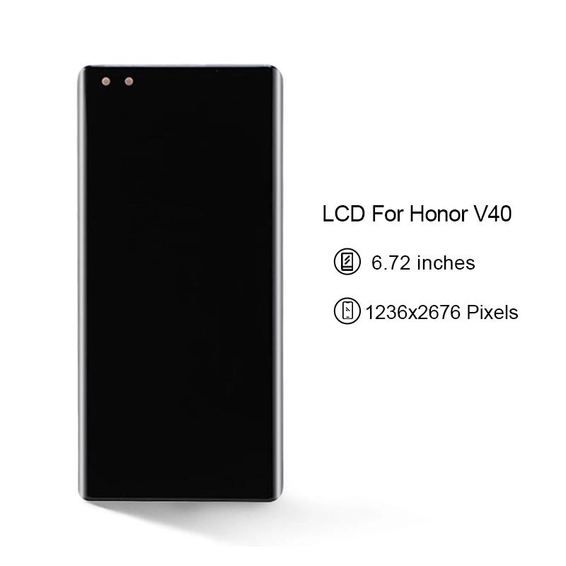 Touch Screen Mobile Phone Lcd For Huawei Honor V40 Lcd Screen Display Digitizer Assembly Black
