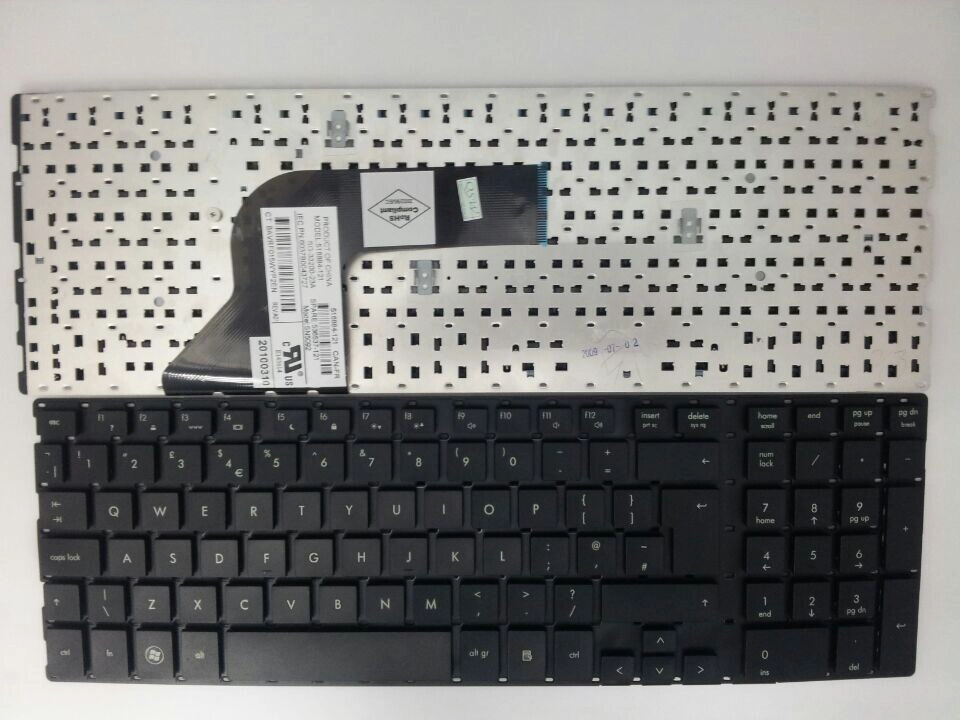 UK Laptop Keyboard for HP 4510S