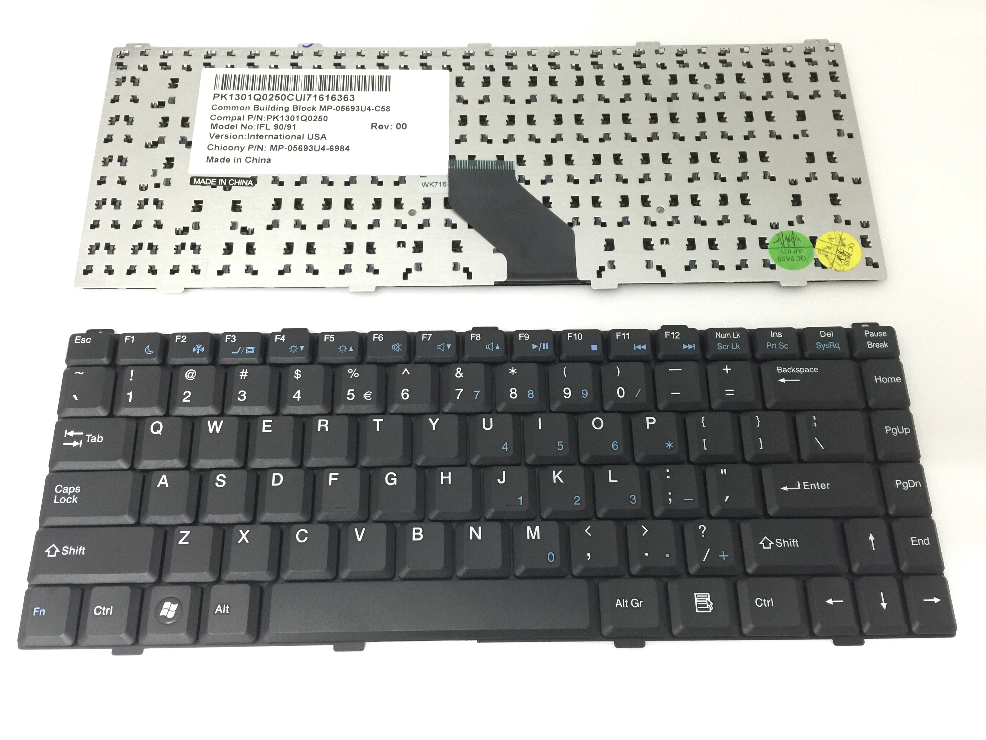 US Laptop Keyboard for ASUS Z96