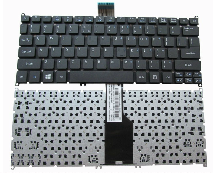 US Laptop Keyboard for Acer S3