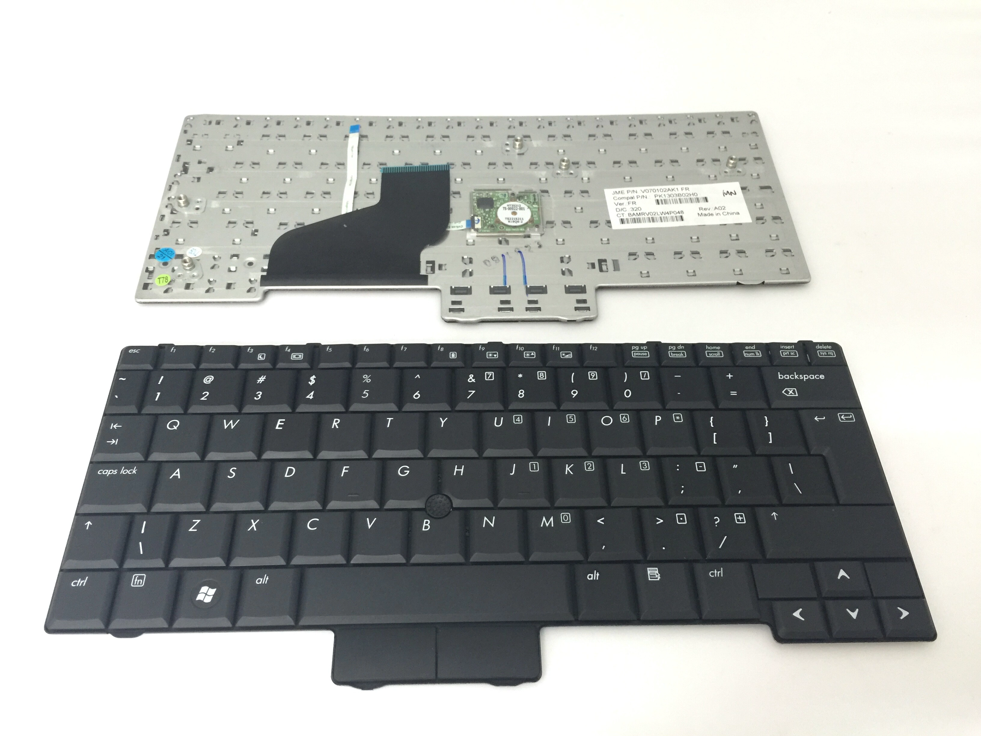 US Laptop Keyboard for HP 2530P