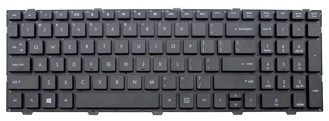US Laptop Keyboard for HP 4540S