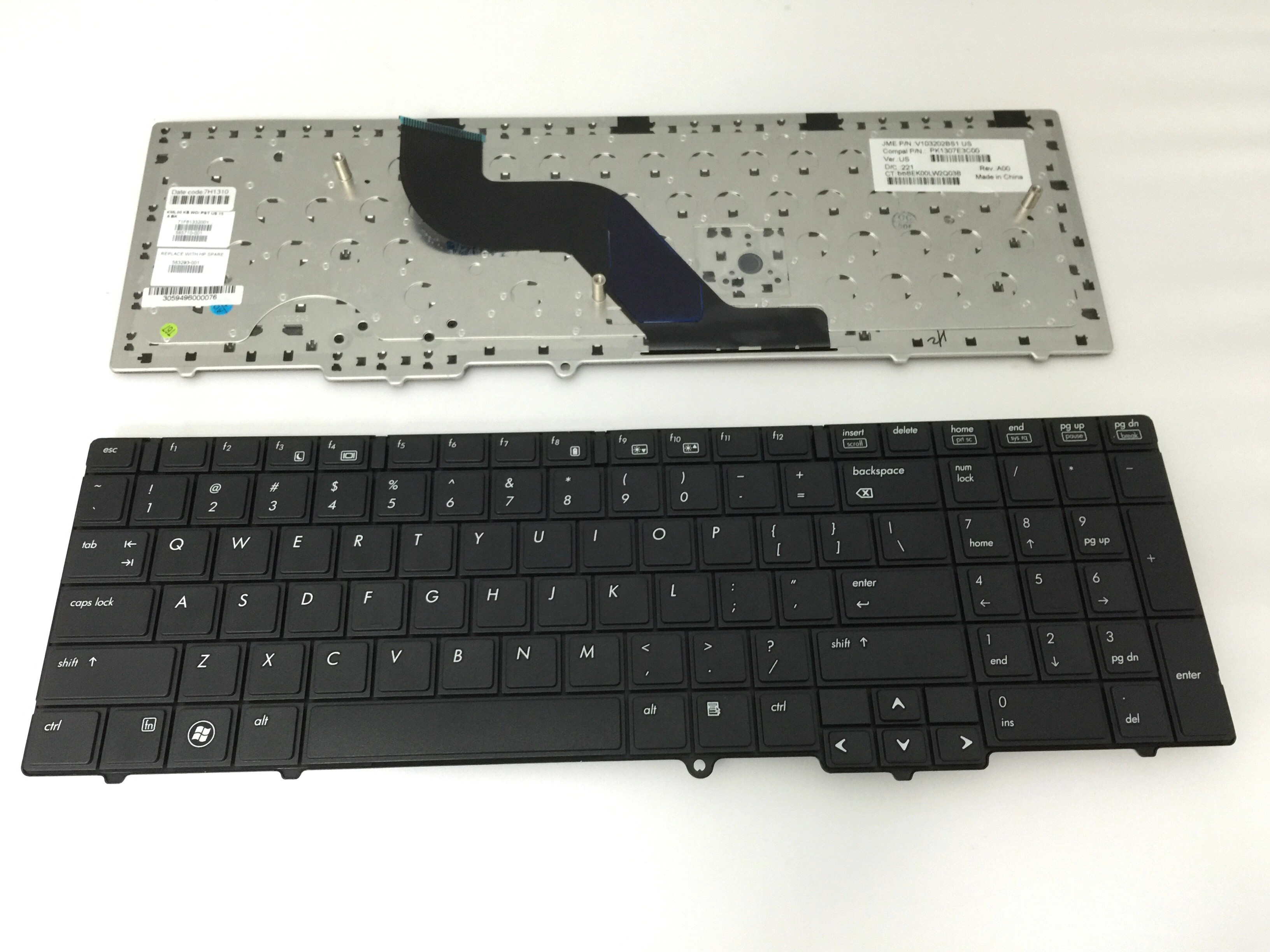US Laptop Keyboard for HP 6540