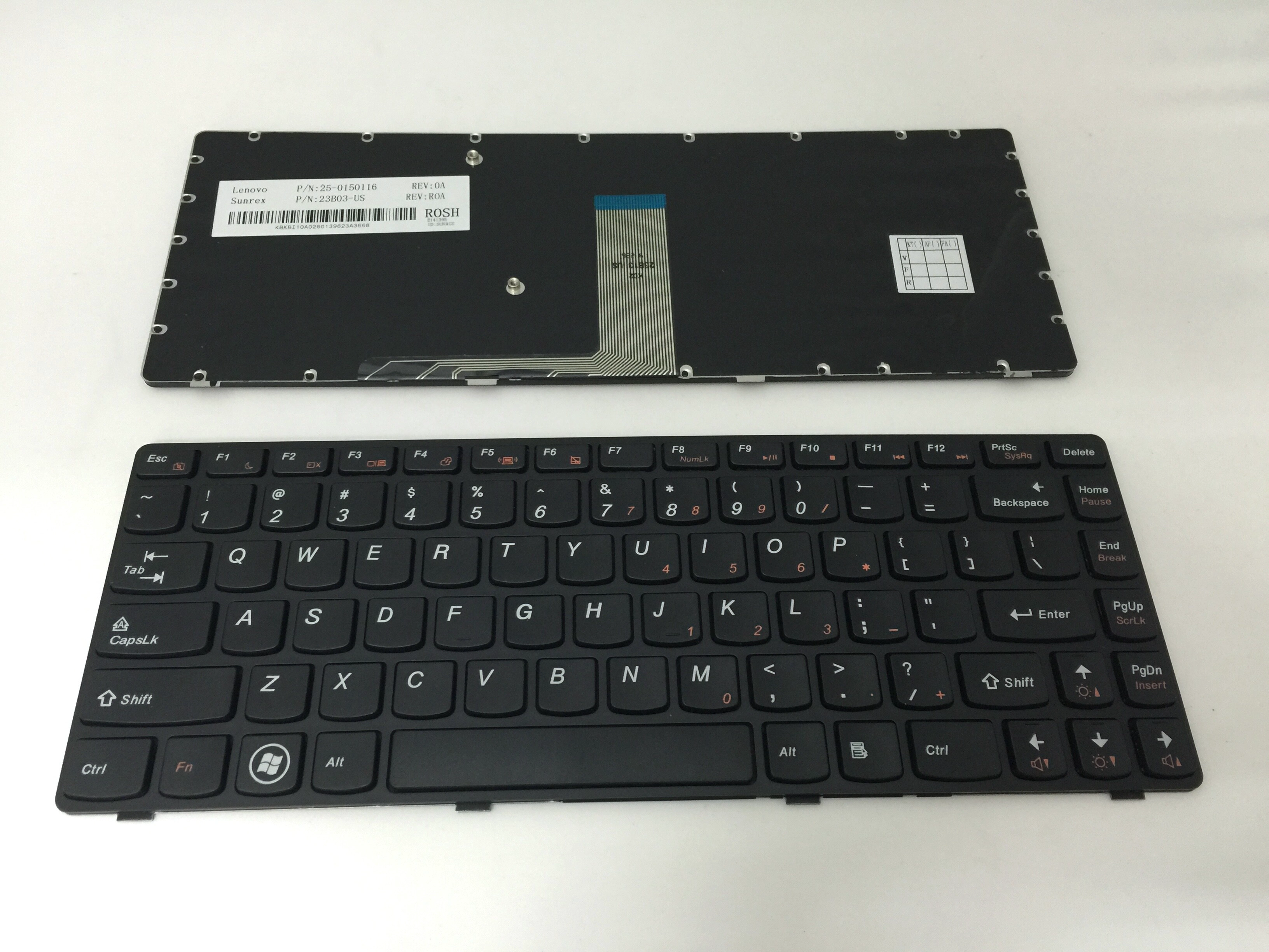 US Laptop Keyboard for Lenovo Y480