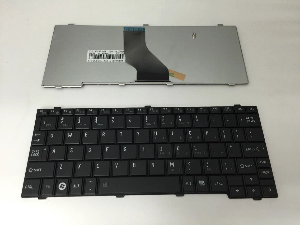 US Laptop Keyboard for TOSHIBA mini NB200 NB255 NB305 NB500