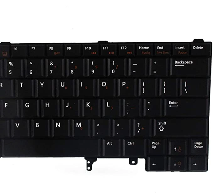 US Layout Teclado Sem Backlit para Dell Latitude E5420 E5430 E6220 E6320 E6330 E6420 E6430 E6440 Series Laptop Preto