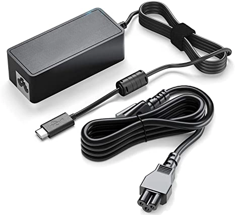 Adaptador de corriente del cargador portátil USB-C: GX20M33579 4x20m26268 adlx65ydc2a adlx65ydc3a para Lenovo Yoga ThinkPad Razer Blade Stealth MacBook Acer Samsung Asus Dell XPS Chromebook Microsoft