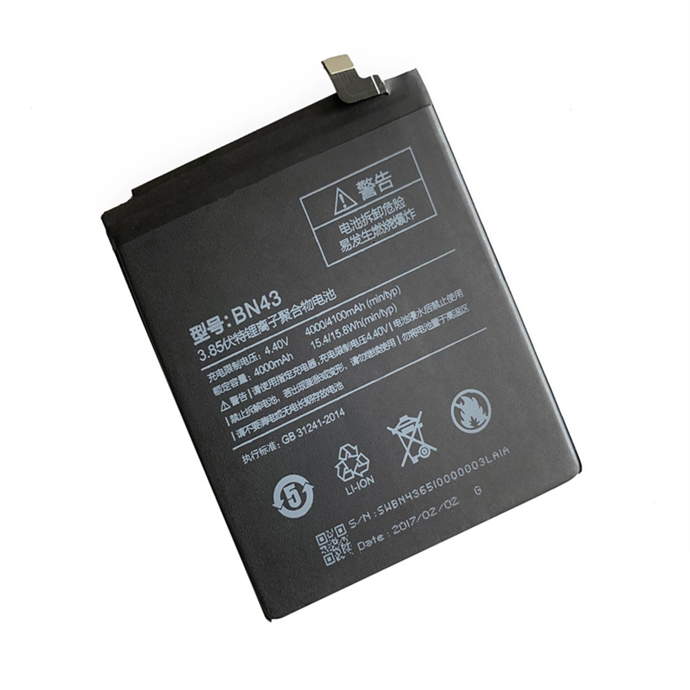 Xiaomi Redmi用のWholesaleバッテリー注4X BN43 4100mAh 4.4Vバッテリー交換