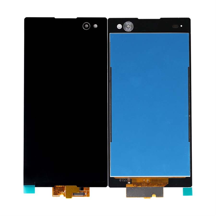 Toptan Sony C3 Ekran Cep Telefonu LCD Ekran Meclisi Dokunmatik Ekran Digitizer Siyah