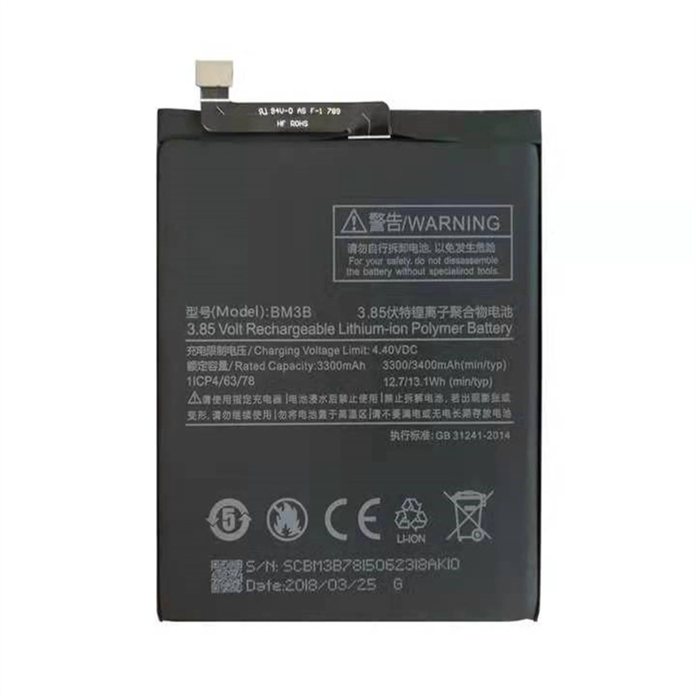 Xiaomi Mi Mix 2Sの卸売2S新しい電池交換用BM3B 3300 MAH 3.85Vバッテリー