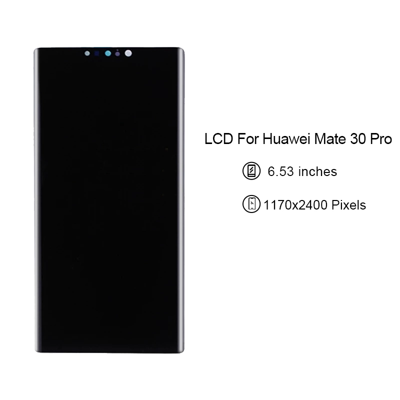 Venda por atacado telefone móvel lcd para mate 30 pro lcd display touch screen digitizer conjunto
