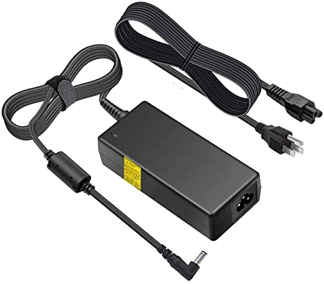 for LG 19V LED LCD Monitor Widescreen HDTV Power Cord Replacement Charger Adapter for 19” 20” 22” 23” 24” 27” Power Supply, 19V, AC, DC, 8.5Ft.