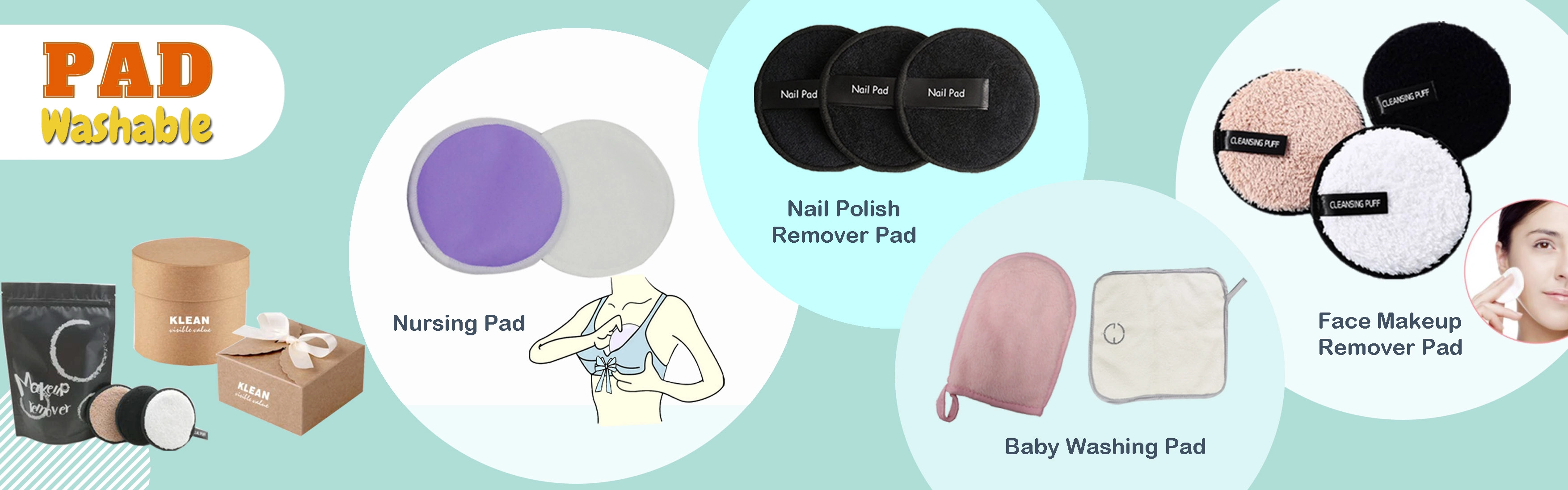Washable pad Washable pad