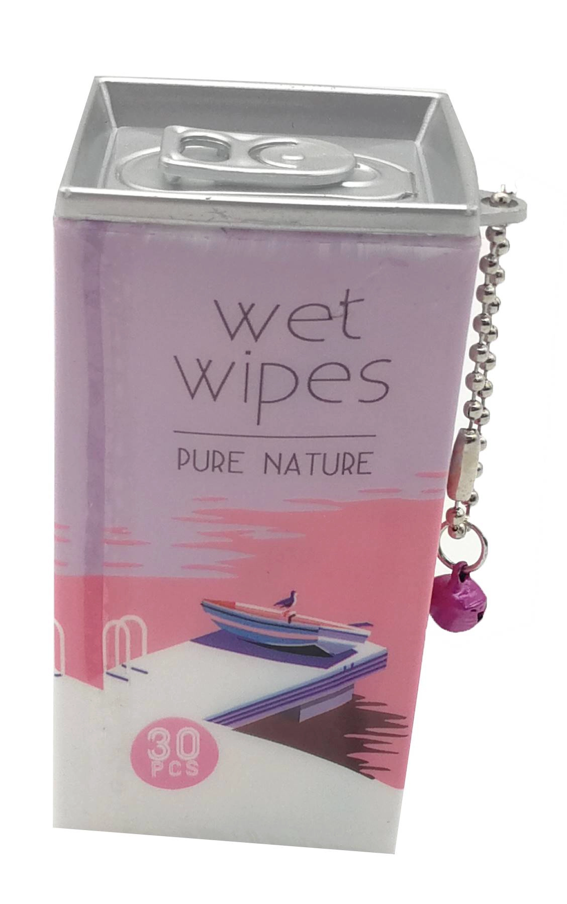 Box Shape Mini Can Wet Wipe