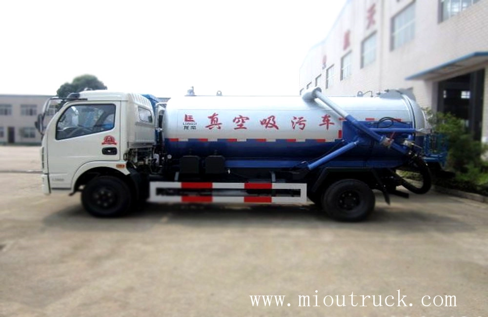 6CBM 4 * 2 4TON dumi sa alkantarilya higop TRUCK WITH 91KW POWER