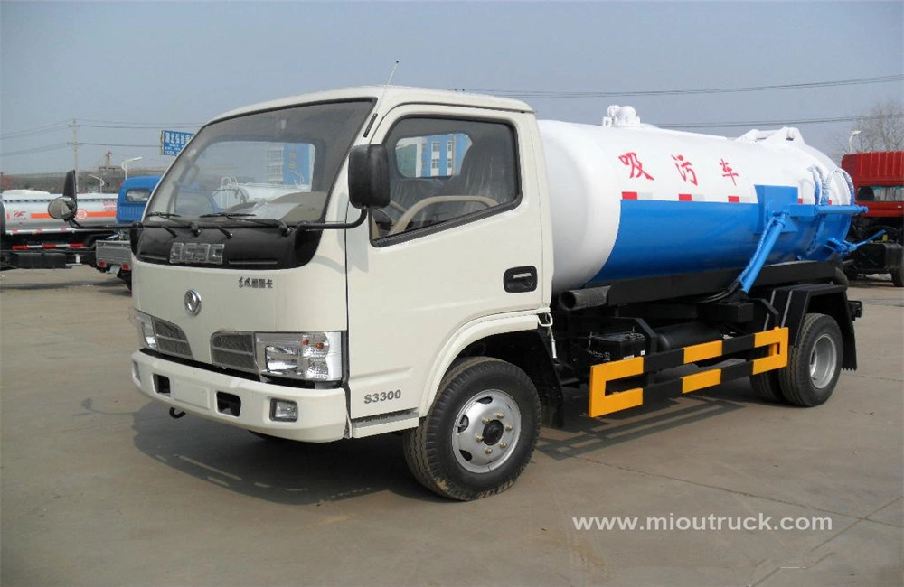 China Leading Brand Dongfeng 4x2 tanker vacuum sewage suction truck