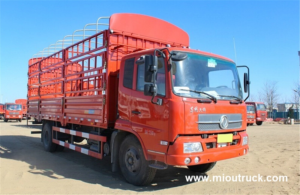 Китай недавно дизайн верхней части Dongfeng Тяньцзинь грузовик перевозчик 4x2 грузовой фургон