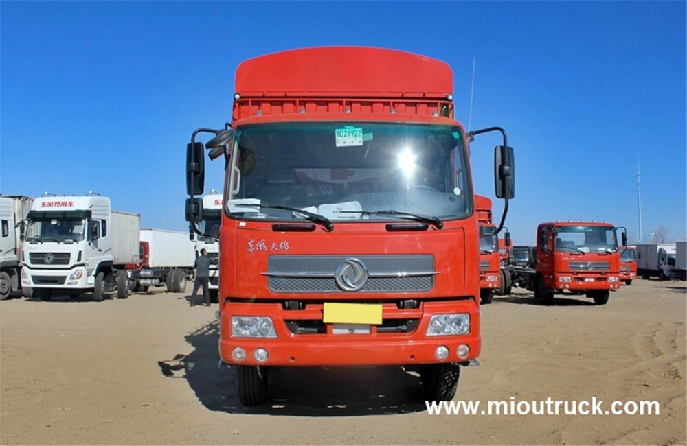 Китай недавно дизайн верхней части Dongfeng Тяньцзинь грузовик перевозчик 4x2 грузовой фургон