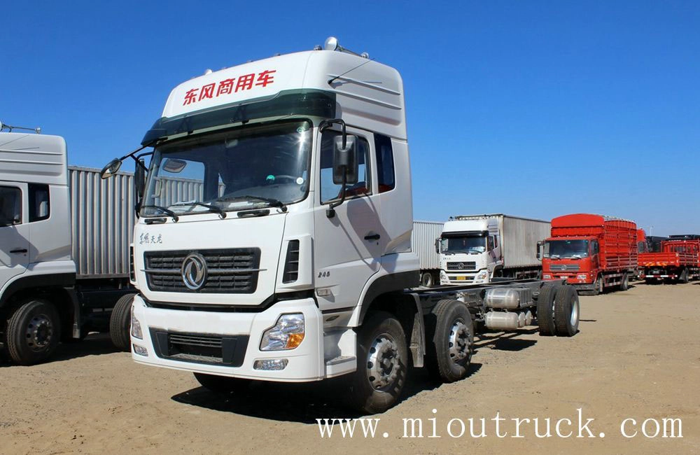 DFCV Tianlong 245HP 6 * 2 9.6M casis van trak DFL5253XXYAX1B