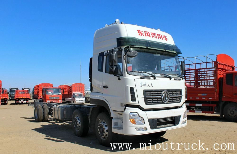 DFCV Tianlong 245HP 6 * 2 9.6M casis van trak DFL5253XXYAX1B