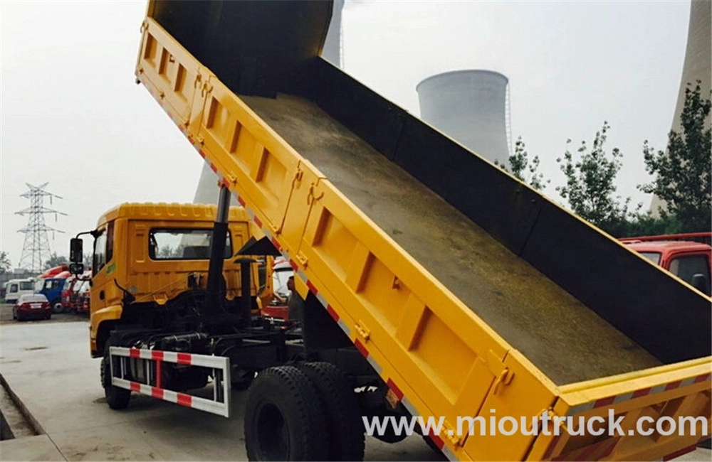 DONGFENG dumper camião basculante 4 * 2 de descarga por china venda fornecedor