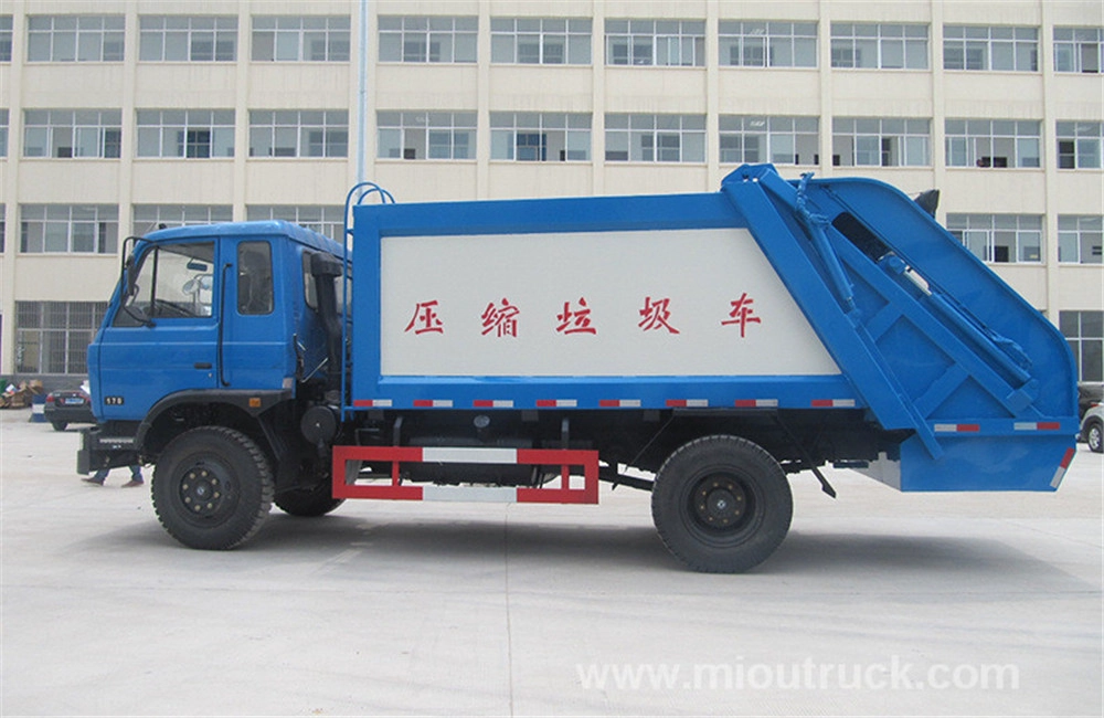 Dongfeng camión compactador de basura, camión compactador de residuos de China proveedor para la venta