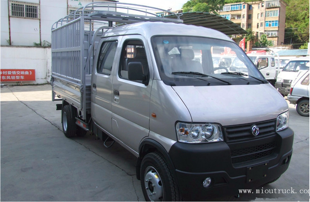 Dongfeng 1.25L gasolina 87hp camión de carga de doble hilera