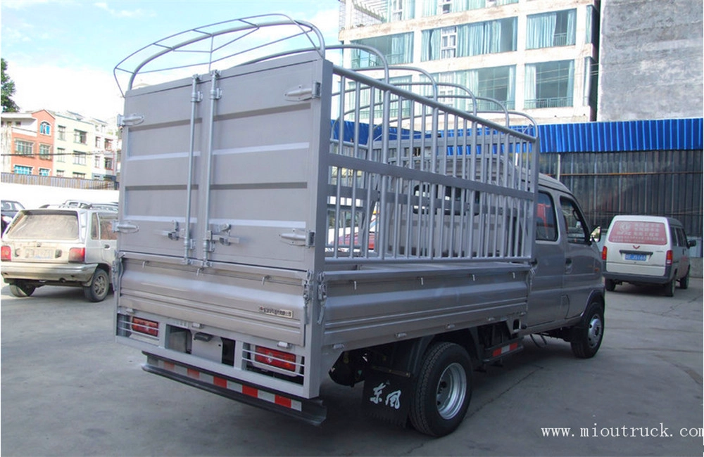 Dongfeng 1.25L gasolina 87hp camión de carga de doble hilera